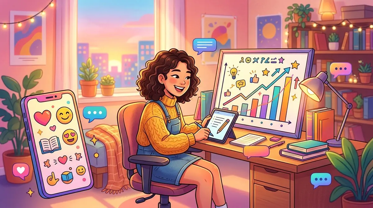 progress chart improvement study room illustration