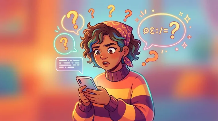 ピリオドを打つだけで怒ってると思われる？