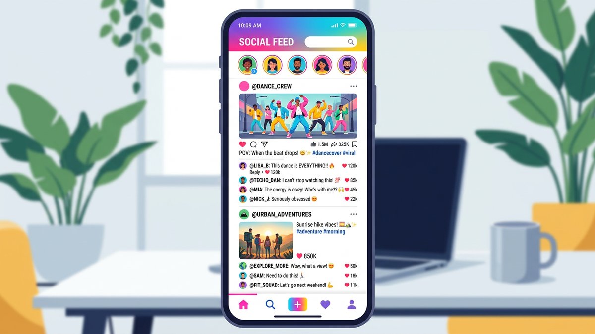 SNSでよく見る英語表現のイラスト